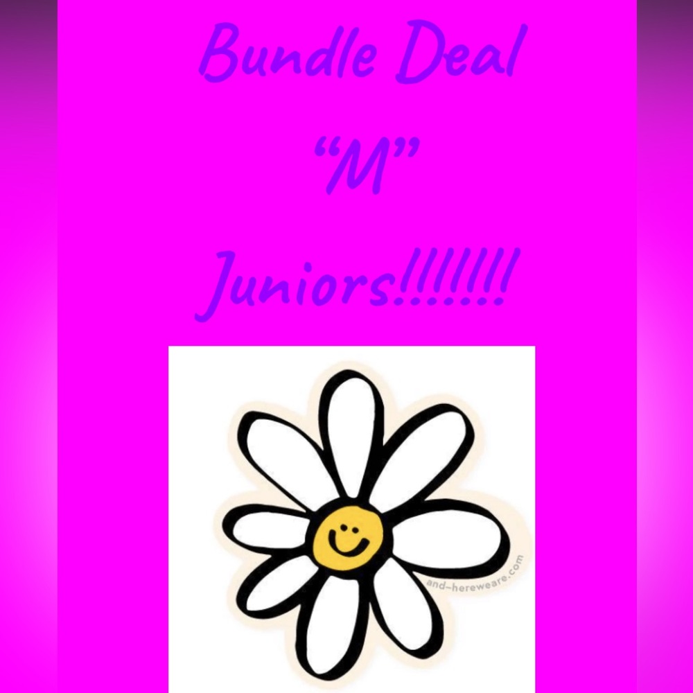Bundle of Junior’s “M” shirts: 11